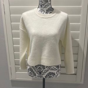 Very soft, Small, cream sweater.